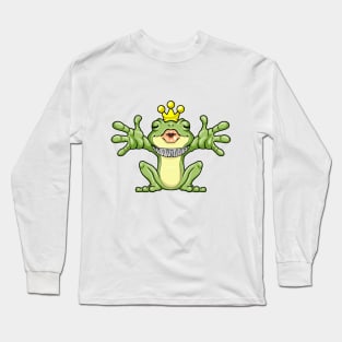 Kiss the beautiful frog king Long Sleeve T-Shirt